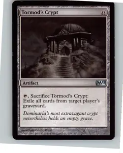 MTG Tormod's Crypt U Magic 2013 (M13) 219 2013 LP Magic The Gathering - Image 1