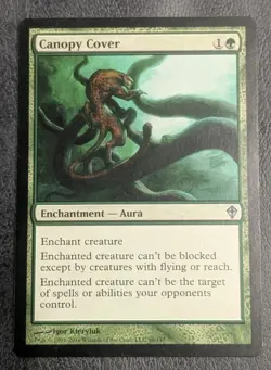 2010 Magic The Gathering Worldwake Canopy Cover #98 Light Play - Image 1