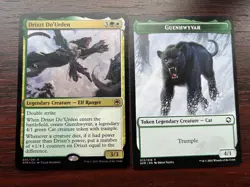 1x FOIL DRIZZT DO'URDEN + GUENHWYVAR - Forgotten Realms - MTG - Magic - Image 1