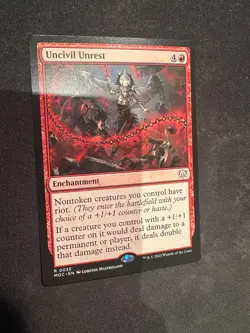 Uncivil Unrest - 0035 MOC MTG - Rare N/M - Image 1