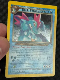 Dark Feraligatr 5/105 HOLO Pokemon Card WOTC Neo Destiny Unlimited Holo Rare - Image 2