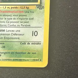 Carte Pokemon HOLO Aeromite 13/64 Jungle Edition 2 Wizards FR - Image 4