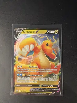 Pokemon Dragoran V | Deutsch SWSH154 Black Star Promo | Near Mint - Image 1