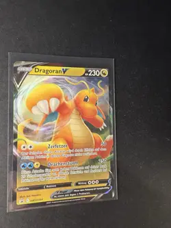 Pokemon Dragoran V | Deutsch SWSH154 Black Star Promo | Near Mint - Image 3