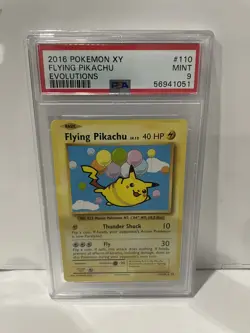 FLYING PIKACHU - PSA 9 - 2016 Pokemon XY Evolutions - 110/108 Secret Rare - Image 1