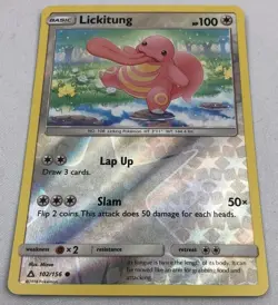 Pokemon TCG Lickitung Sun & Moon: Ultra Prism 102/156 Reverse Holo Common - Image 1