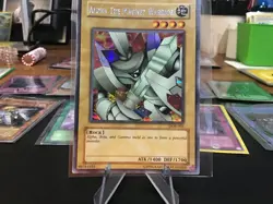 Yugioh 2003 Alpha The Magnet Warrior SCR DOR-001 Near Mint Free Shipping - Image 1