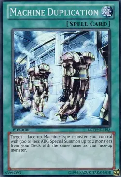 Yugioh! MP Machine Duplication - LCYW-EN145 - Super Rare - 1st Edition Moderatel - Image 1