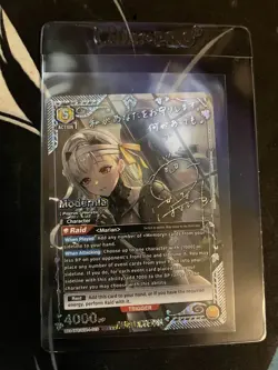 Modernia 019 *** Signed 3 Star Goddess of Victory Nikke Union Arena English - Image 1