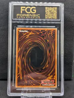 2002 Yugioh Dark Magician LOB-005 Ultra-Rare HOLO Unlimited FCG 8.5 NM-Mint - Image 2