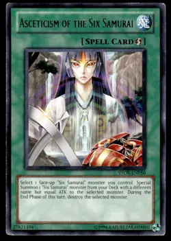 Yu-Gi-Oh! Asceticism of the Six Samurai #STOR-EN050 Light Play - Image 1