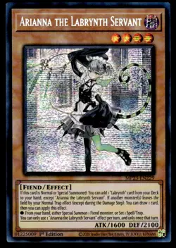 Yu-Gi-Oh! 1st Edition Arianna the Labrynth Servant #MP23-EN229 Light Play - Image 1