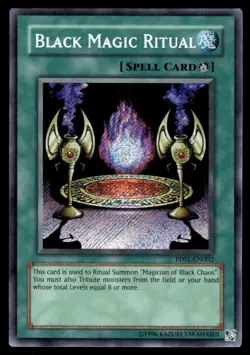 Yu-Gi-Oh! Black Magic Ritual #PP01-EN002 Light Play - Image 1