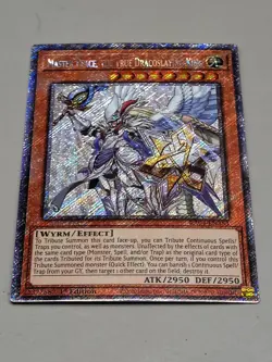 Yugioh Master Peace The True Dracoslayer King RA04-EN283 1st Platinum Secret NM - Image 1