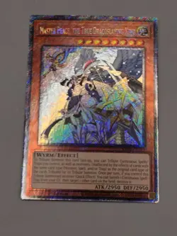 Yugioh Master Peace The True Dracoslayer King RA04-EN283 1st Platinum Secret NM - Image 2