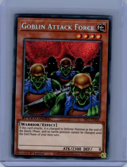 Yugioh SBC1-ENI06 Goblin Attack Force (Secret Rare) 1ST EDITION NM - Image 1