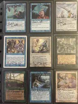 MTG-FF Mixed Lot Of 9 Signed Magic The Gathering Cards (MTG) - Image 1