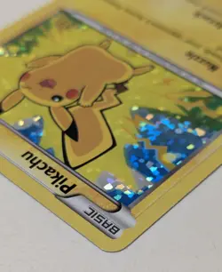 2013 Pikachu 5/12 Confetti Holo Stamped 2014 Mcdonalds Promo Pokemon Card LP - Image 2