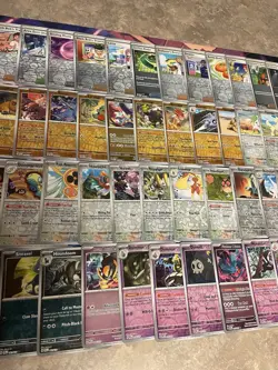 Pokemon Lot 67X Reverse Holo Cards Near Complete Prismatic Evolutions Master Set - Image 3