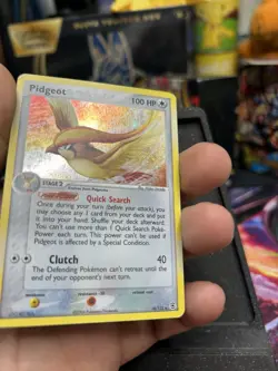 Pokemon Pidgeot TCG Holo Rare Card FireRed/LeafGreen, 10/112 - Image 2