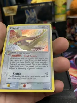 Pokemon Pidgeot TCG Holo Rare Card FireRed/LeafGreen, 10/112 - Image 3
