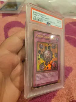 PSA 8 - YUGIOH - 2008 - GLD1-EN038 - CRUSH CARD VIRUS - GOLD RARE - Image 3