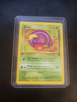 Ekans 1st Edition Pokemon Card 46/62 Fossil Set - Image 3