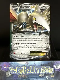 Pokemon Card Skarmory EX 80/146 XY Base Half Art Ultra Rare Near Mint - Image 1