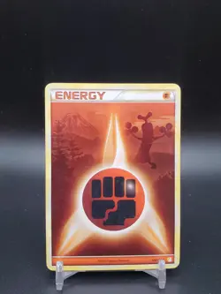 Fighting Energy 120/123 HeartGold & SoulSilver MP Pokemon Card - Image 1