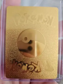 Leon Trainer Gold Foil Fan Art Textured Collector Pokemon Card 182/185 - Image 2