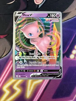Mew V 113/264 World Championships 2022 Deck Promo Card NM - Image 1