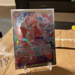 One Piece TCG: Monkey.D.Luffy OP05-119 SEC - English Card Near-Mint Secret Rare - Image 2