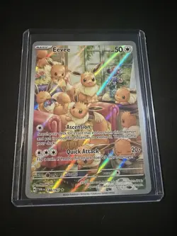 Pokemon TCG Eevee Card Twilight Masquerade IR 188/167 Near Mint Condition - Image 1