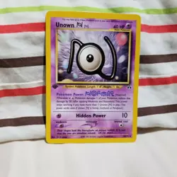 Unown N Pokemon TCG Neo Discovery 1st First Edition Uncommon Card #50/75 #50 - Image 1