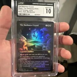 The Darkness Crystal (Borderless) FOIL MTG Final Fantasy MTG CGC 10 Gem Pop 2 🔥 - Image 1