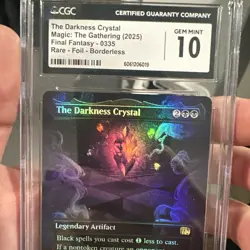 The Darkness Crystal (Borderless) FOIL MTG Final Fantasy MTG CGC 10 Gem Pop 2 🔥 - Image 4