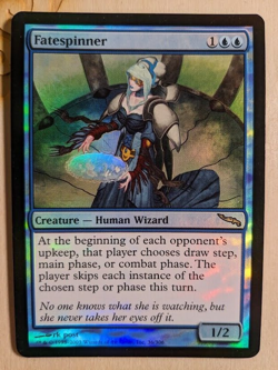 MTG - Fatespinner - Mirrodin - Foil - Blue - Rare - Near Mint - Gorgeous - Image 1