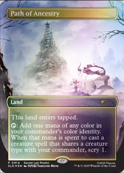 Path Of Ancenstry #0914 Rainbow Foil Secret Lair Avatar Promo PRESALE CONFIRMED - Image 1