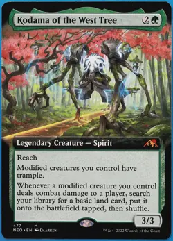Kodama of the West Tree (Extended Art 477) Kamigawa: Neon Dynasty MINT (508382) - Image 1