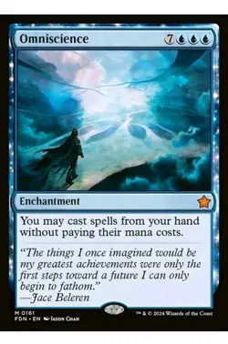 1x MTG Omniscience - Foundations Mythic! NM Mint! Ships Fast! - Image 1