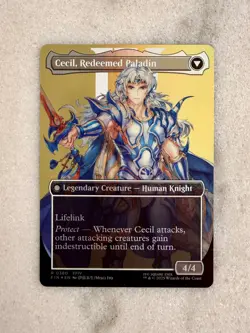 Cecil, Dark Knight Redeemed Paladin 0380 Borderless Foil MTG Final Fantasy - Image 2