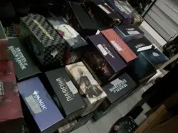 4 boxes from a giant magic the gathering collection from yardsale find LOOK bulk - Image 1