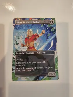 Aang, At The Crossroads - 304 - MTG Avatar: The Last Airbender - Borderless - Image 2