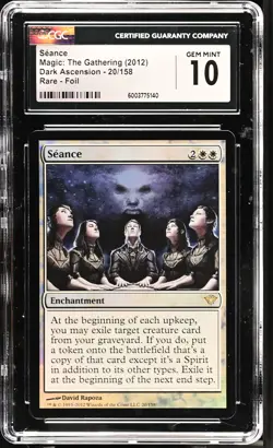 SEANCE Dark Ascension Foil Rare CGC 10 Gem Mint MTG [Nostalgium] - Image 1