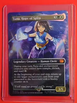 Yuna, Hope of Spira (Borderless) (Chocobo Track Foil) Final Fantasy Foil - Image 2
