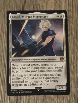 MTG Final Fantasy Cloud, Midgar Mercenary non-foil NM - Image 1