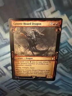 MTG Cavern-Hoard Dragon NM Unplayed Showcase Scrolls Commander: LotR - Image 3