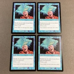 Set of x4, MTG Mental Note Judgment Regular, Magic The Gathering - Image 1