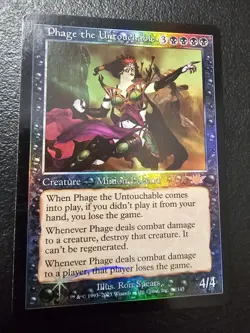 MTG Magic the Gathering Phage the Untouchable Legions Foil Rare #78 - Image 1