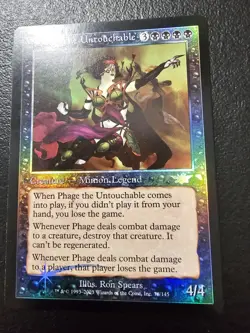 MTG Magic the Gathering Phage the Untouchable Legions Foil Rare #78 - Image 2